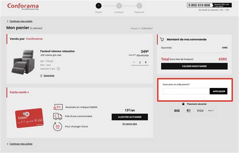 En F Vrier Code Promo Conforama Valide Offresasaisir Fr