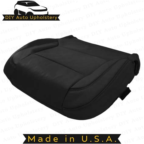 Driver Bottom Leather Seat Cover Black For Gmc Sierra 1500 4wd 2015 16 17 2018 Ebay