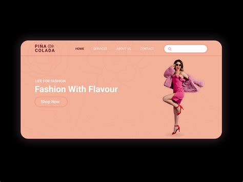 Fashion Web Landing Page By Ujjwal Dhungel On Dribbble