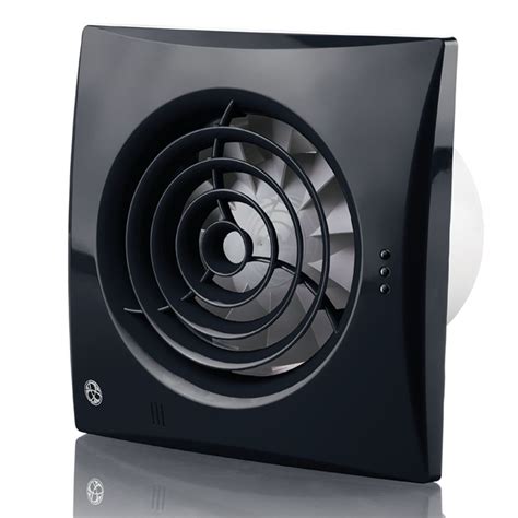 Blauberg Calm Black T Extractor Fan Mm Black Timer Low Noise