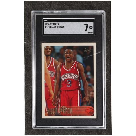 Allen Iverson Topps Rc Sgc Pristine Auction