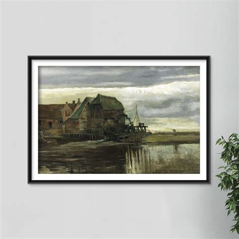 Vincent Van Gogh Water Mill At Gennep 1884 Classic Painting Photo