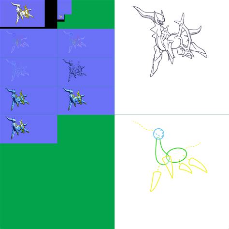 The Spriters Resource Full Sheet View Pokémon Art Academy Arceus