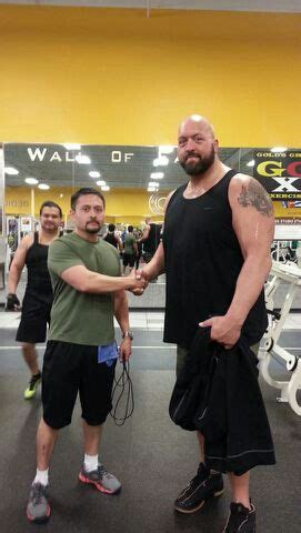 Me And The Big Show At Golds Gym San Antonio Texas Im 5 7 He S 7 I