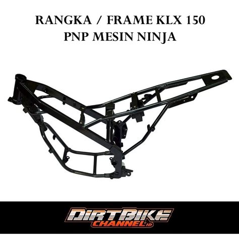 Jual Frame Kerangka Rangka Trail Klx Pnp Mesin Ninja Shopee Indonesia