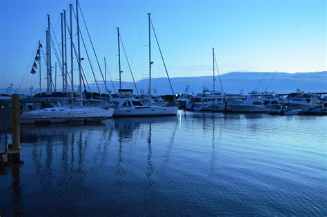 Free Images Sea Dock Boat Dusk Evening Reflection Vehicle Mast Usa Bay Harbor