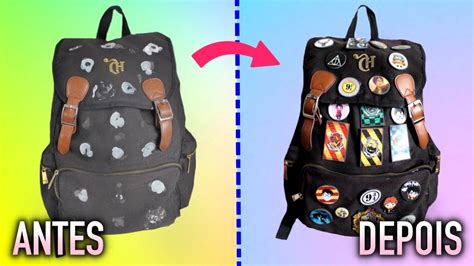 DIY COMO REAPROVEITAR SUA MOCHILA ESCOLAR Volta às Aulas YouTube