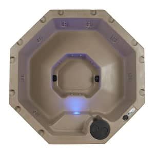 AquaRest Spas Dynamic S Person Jet Plug And Play Hot Tub Heater LED Footwell Light And