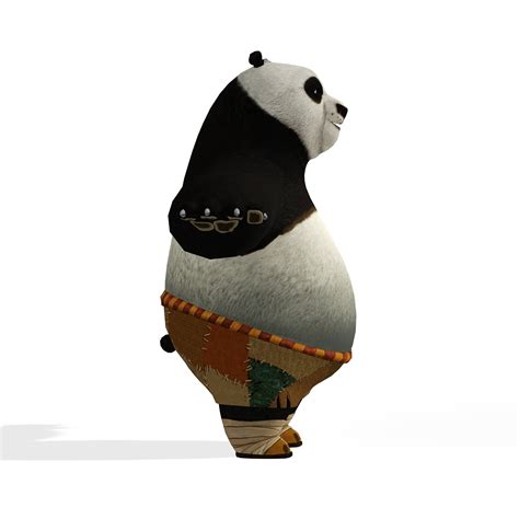 Free OBJ file PO Kung Fu Panda 3D MODEL PO Kung Fu Panda BEAR PET・3D printable model to download ...