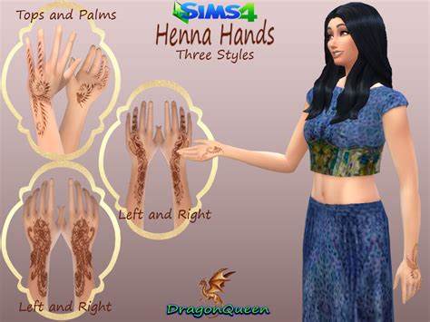 The Sims Resource Henna Hands