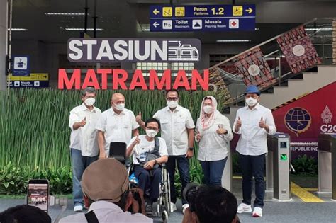 Soft Launching Stasiun Matraman Menhub Pelayanan Harus Prima