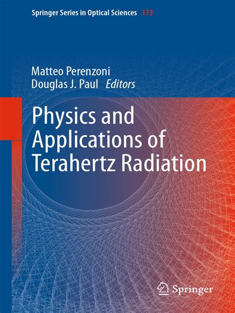 Physics and Applications of Terahertz Radiation | PDF | Terahertz ...