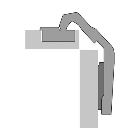 Hettich Intermat Degree Knock In Bifold Corner Cabinet Hinge