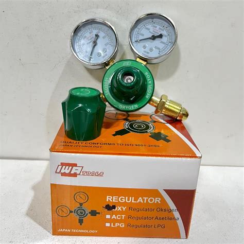 Jual Regulator Las Oksigen Iwa Tools Tabung Gas Oxygen Welding Original