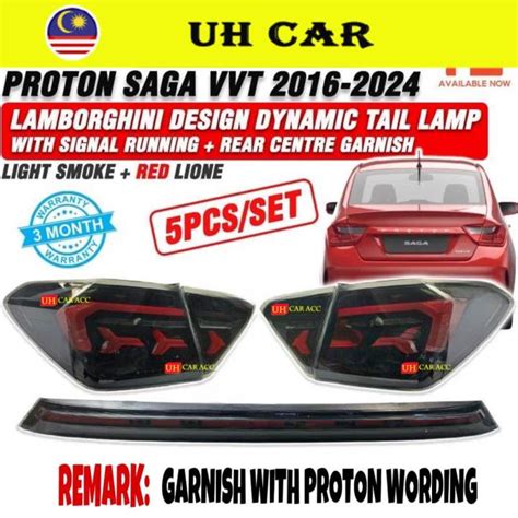 LAMBORGHINI DESIGN Proton Saga VVT 2016 2024 Dynamic Led Tail Lamp