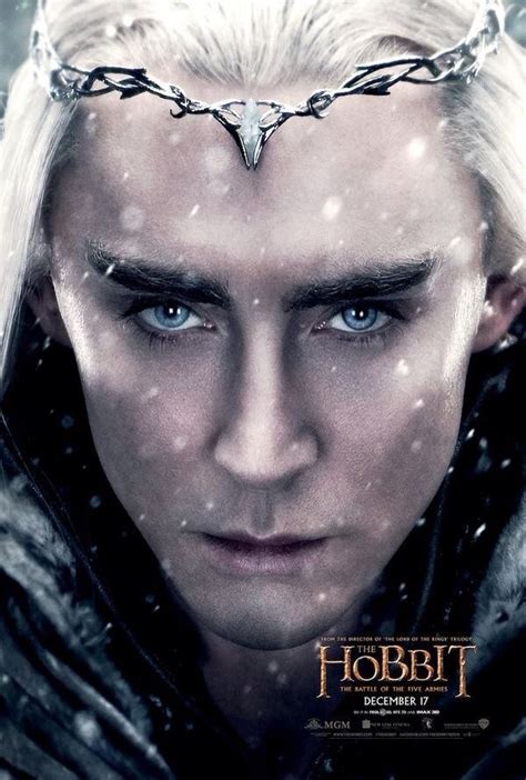 Thranduil Is The Latest Character Poster From The Hobbit The Battle Of