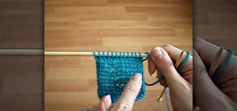 How To Knit The Stocking Stitch Or The Stockinette Stitch Knitting