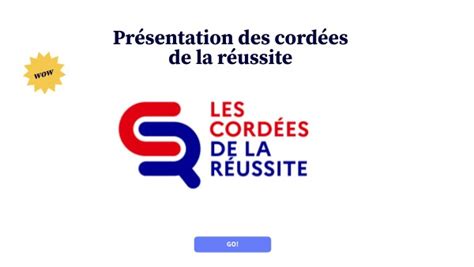 Les cordées de la réussite présentation 4e