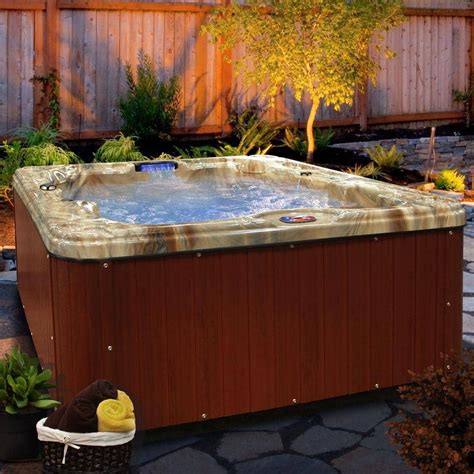 American Spas Person Jet Premium Acrylic Lounger Spa Hot Tub With