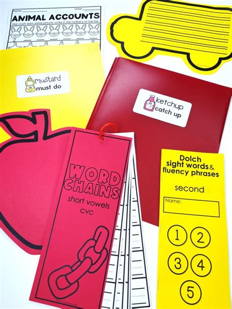 Free School Folder Labels For Teachers - Tunstall's Teaching