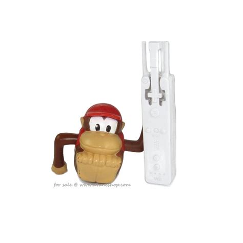Donkey Kong Diddy Kong Rolling Figure Nintendo Wii Wiimote Toy 2008 New