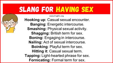 Slang For Having Sex Their Uses Meanings Engdic