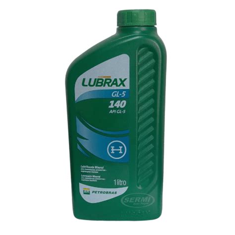 Oleo 140 Cambio Diferencial Lubrax Trm 5 Gl 5 Frasco 1 Litro Sermi