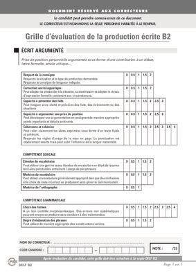 Exercices Delf B Production Ecrit Pdf Notice Manuel D Utilisation