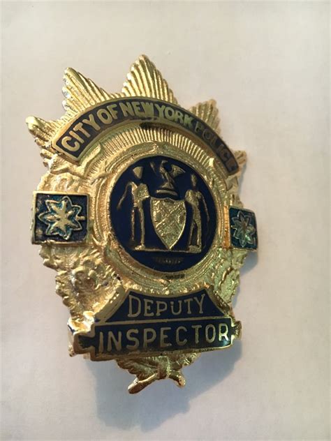 Collectors Badges Auctions New York City Police Deputy Inspector