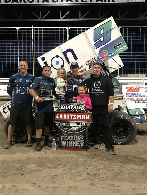 Daryn Pittman Win Nodak Speedway Minot Nd Sprint Cars Dirt