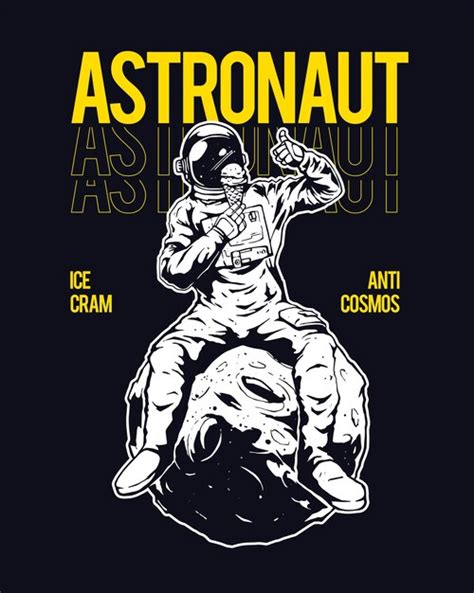 Ilustraci N De Un Astronauta Sentado En La Luna Vector Premium