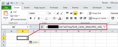 Tws Api V Real Time Data With Excel