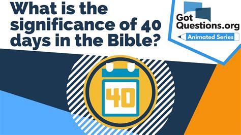 What Is The Significance Of 40 Days In The Bible Youtube