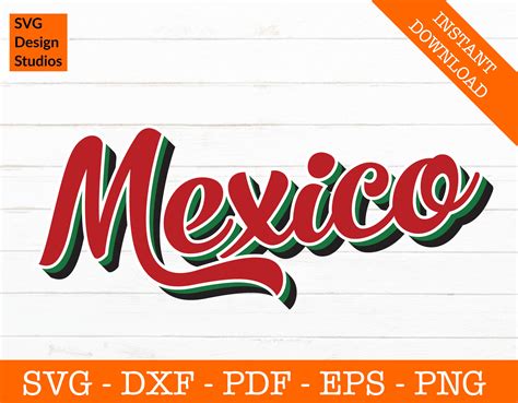 Retro Mexico Svg Mexico Flag Svg Mexican Svg Mexican Svg Etsy