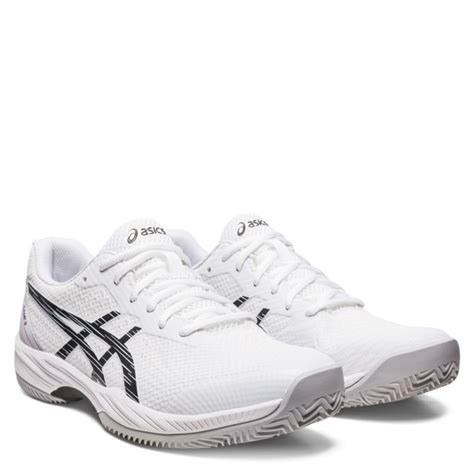 Chaussures Asics Gel Game Clay Blanc Noir Zona De Padel