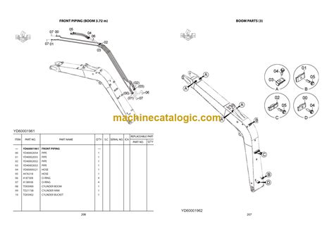 Tata Hitachi Zaxis Gi Hydraulic Excavator Parts Catalog Machine