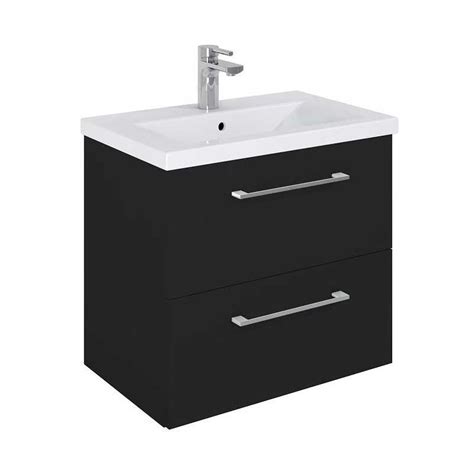 Elita Roma Plus Compact Black Matt komplet Szafka z umywalką 60 cm 2s