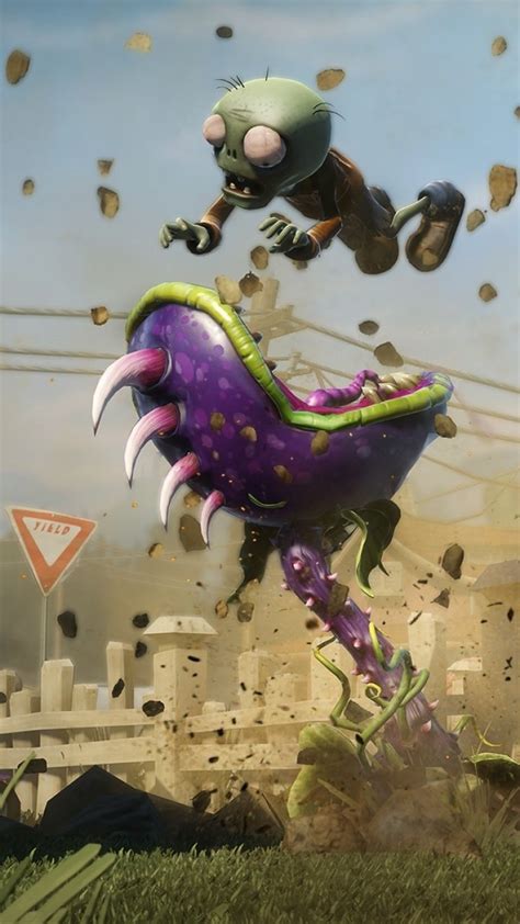 Peashooter Plants Vs Zombies Phone Wallpapers