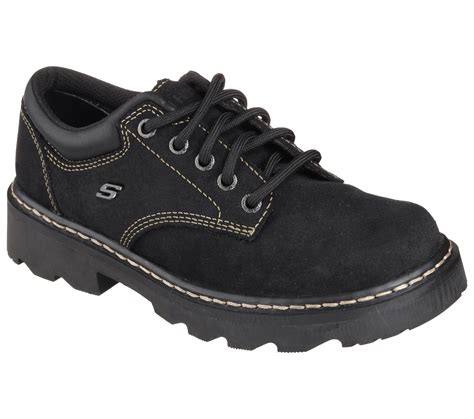 Skechers Women's Parties-Mate Black Oxford Shoe - Shoes - Women's Shoes ...