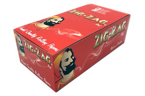 Zig Zag Red Rolling Papers 50x50 69mm
