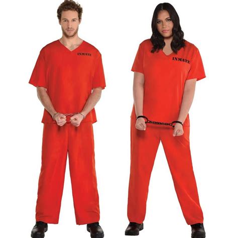 Adult Orange Prisoner Costume Party City