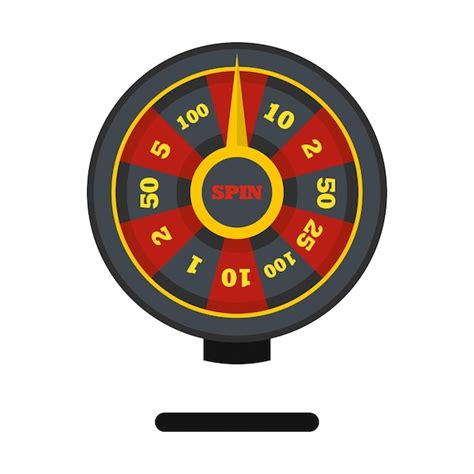 Premium Vector Roulette Wheel Icon Flat Illustration Of Roulette