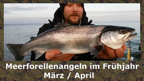 Meerforellenangeln Angeln Auf Meerforelle Im Fr Hjahr M Rz April Youtube