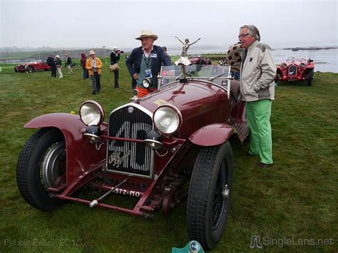 Singlelens Pebble Beach Concours Alfa Romeo C