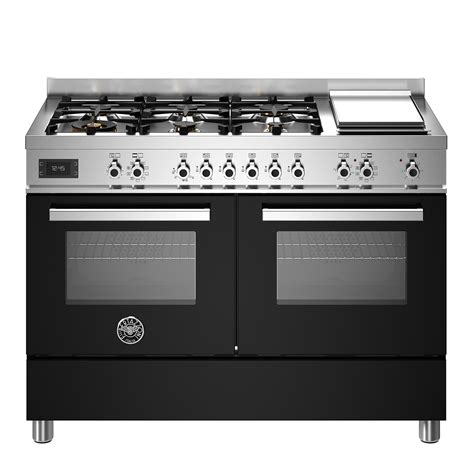 Bertazzoni Professional Gasspis 120cm Dubbelugn Svart Kitchens Se