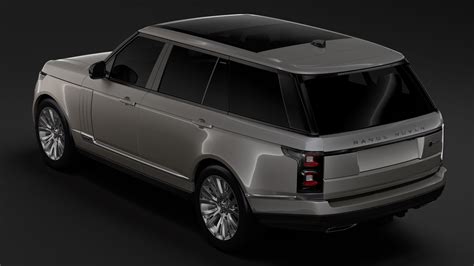 レンジローバーSVAutobiography LWB L405 2018 3Dモデル 129 3ds c4d fbx lwo