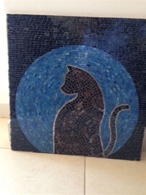 Glass Mosaic Cat