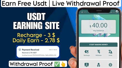 Usdt Mining Site Earn Free Usdt Usdt Investment Site Usdt