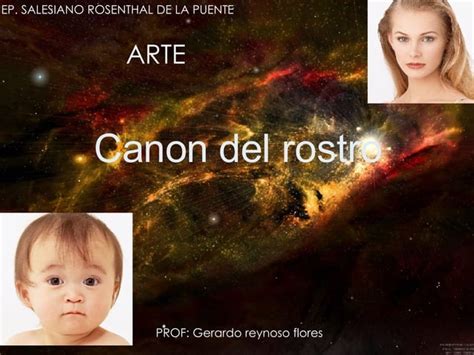 Canon Del Rostro Sec Ppt