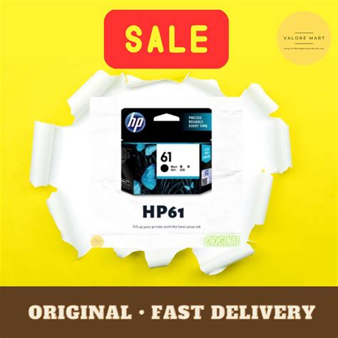 [ORIGINAL] hp 61 black & color for printing document / hp 61 ink ...